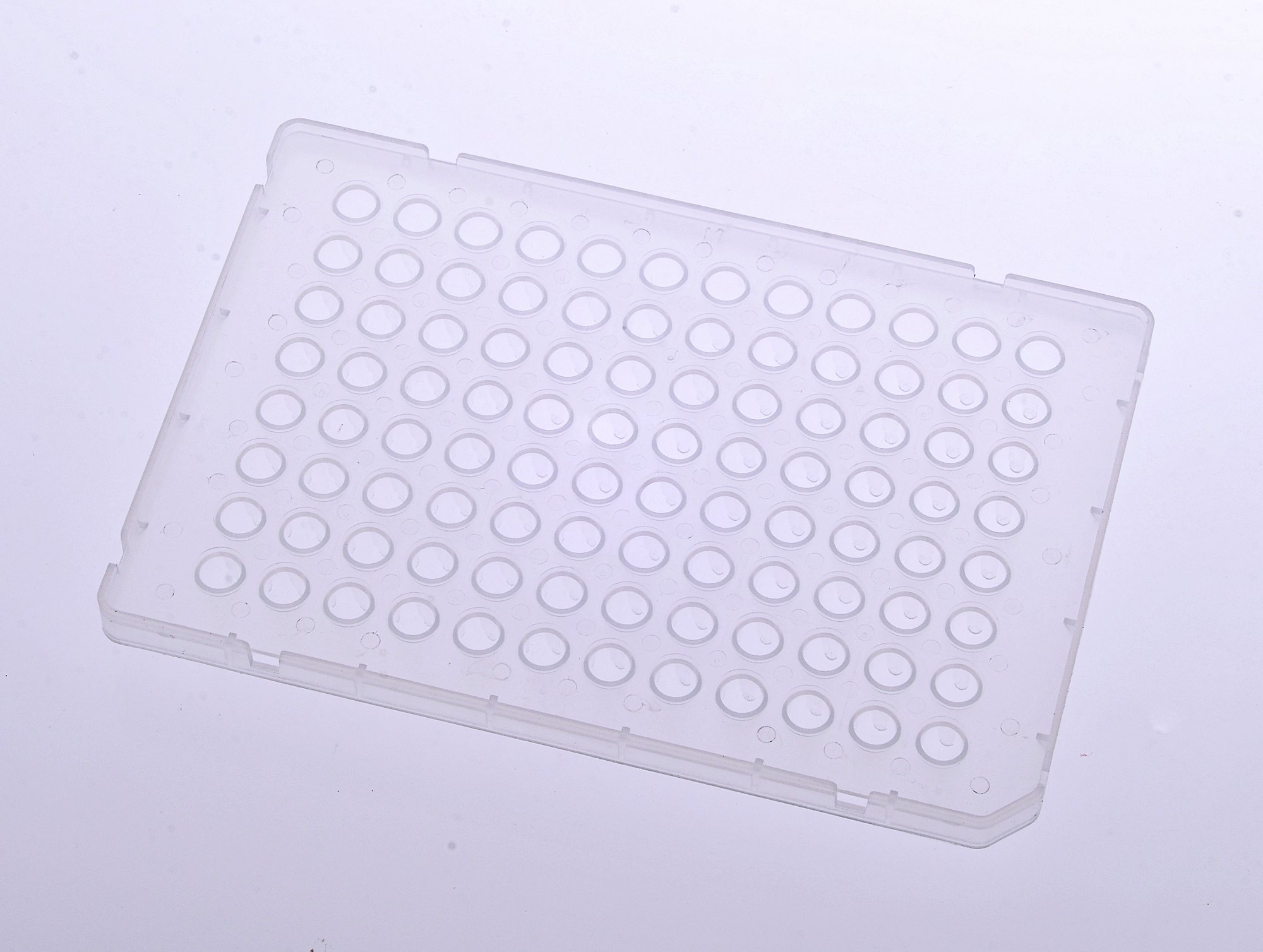 100μl 96-well PCR Half Skirt Amplification plate,White(For Roche Light Cycler)