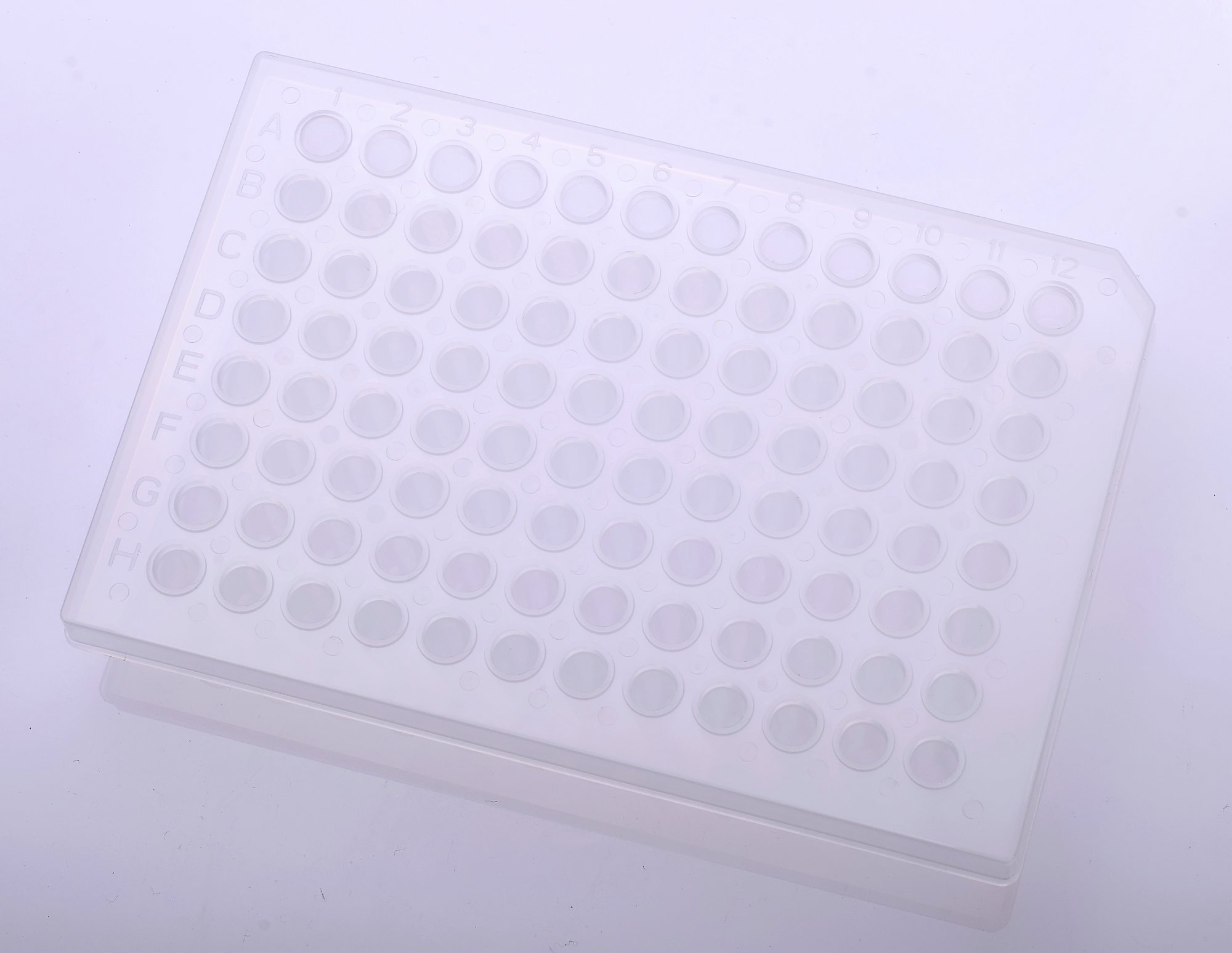 200μl 96-well PCR Half Skirt Amplification plate,Natural