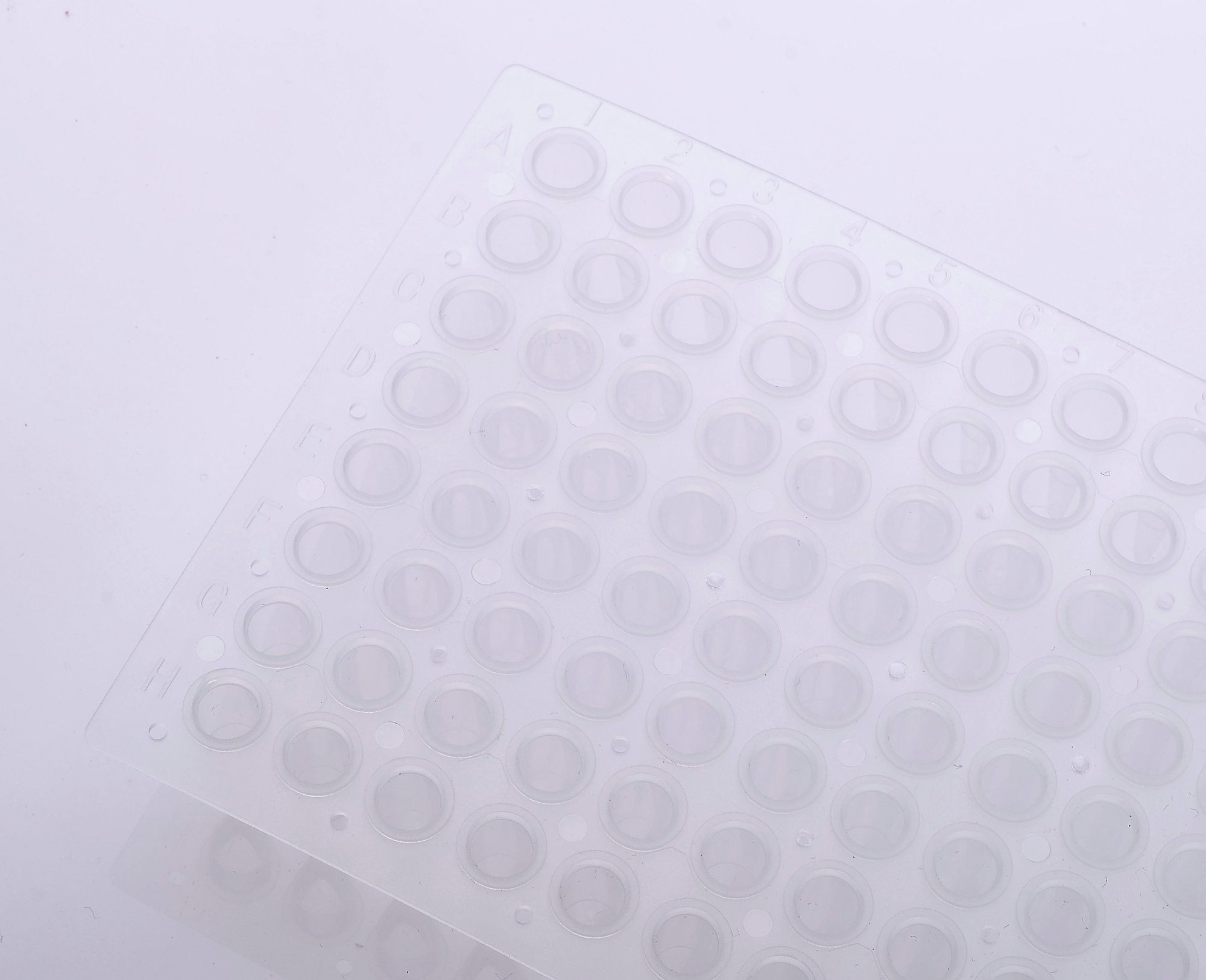 200μl 96-well PCR No Skirt Amplification plate,Natural
