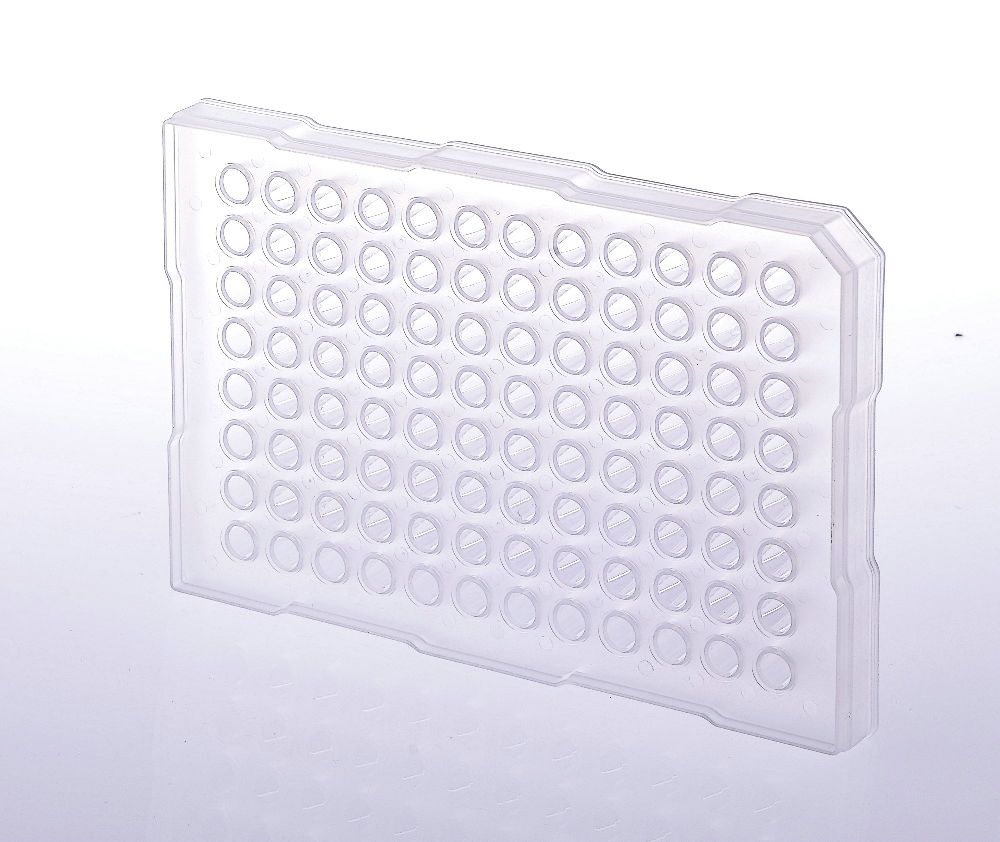 200μl 96-well PCR Elevated Skirt Amplification plate For ABI Thermal Cyclers,Natural