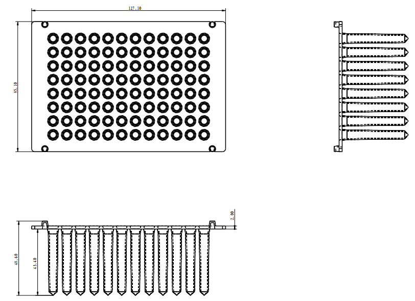 KingFisher-Style 96 Tip Comb